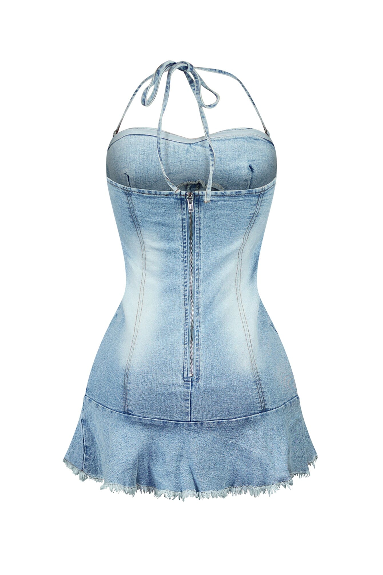 8544-Blow-Ya-Mind-Washed-Denim-Mini-Dress-5.jpg Blow Ya Mind Washed Denim Mini Dress