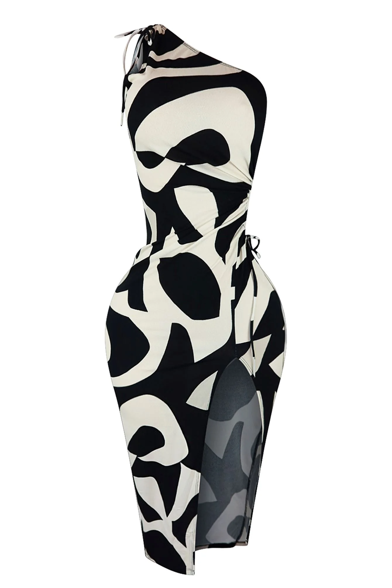 8549-Nikkie-Print-One-Shoulder-Cut-Out-Dress-2.webp Nikkie Print One Shoulder Cut Out Dress