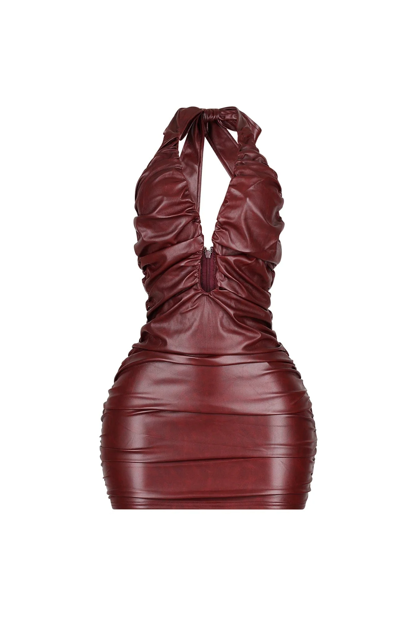 8565-Houston-Faux-Leather-Halter-Dress-6.webp Houston Faux Leather Halter Dress
