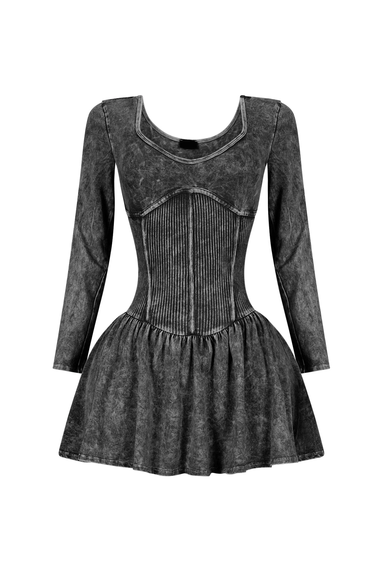 8576-Chelsea-Mineral-Washed-Corset-Mini-Dress-7.webp Chelsea Mineral Washed Corset Mini Dress