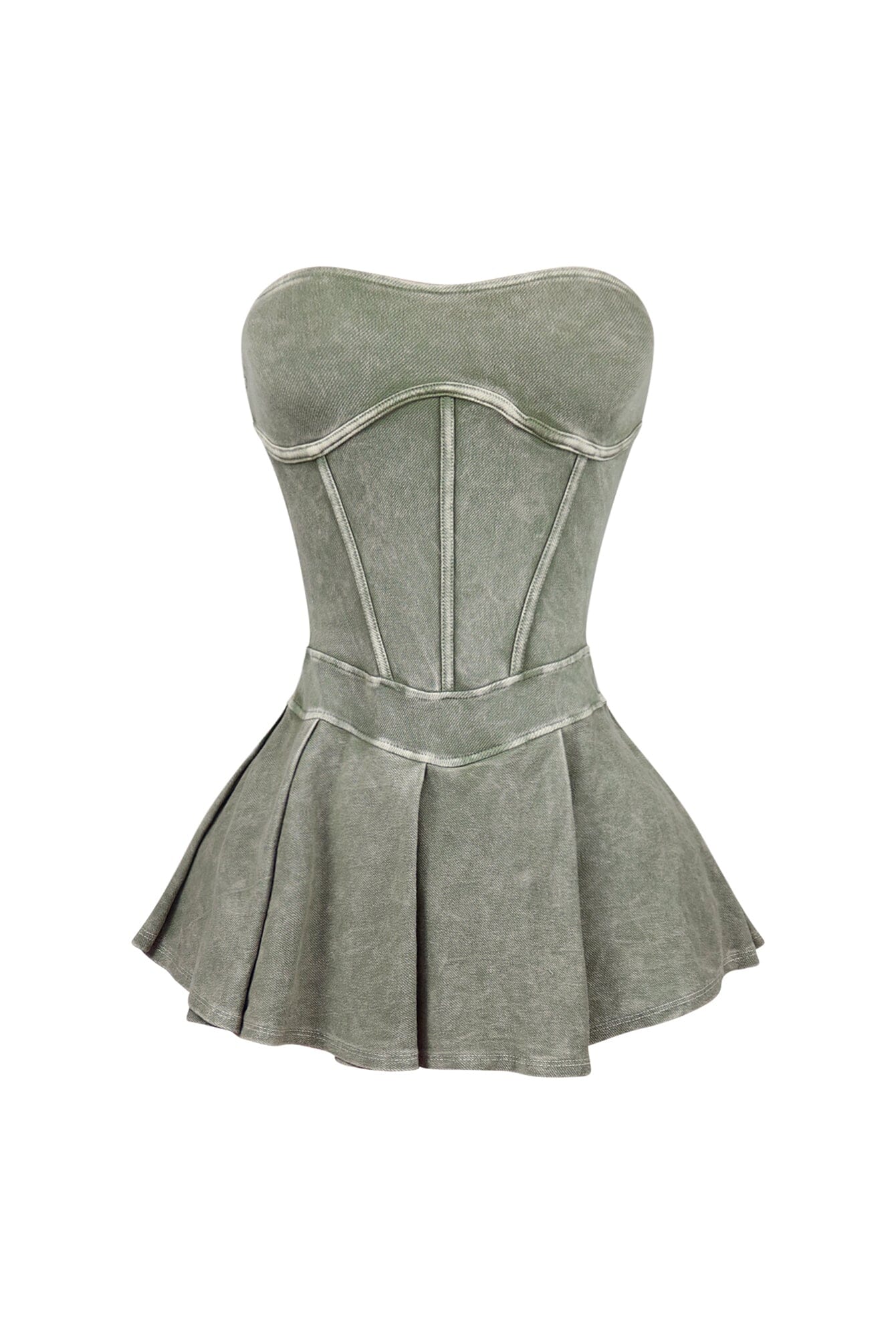 8600-Jenna-Strapless-Flare-Mini-Dress-3.jpg Jenna Strapless Flare Mini Dress