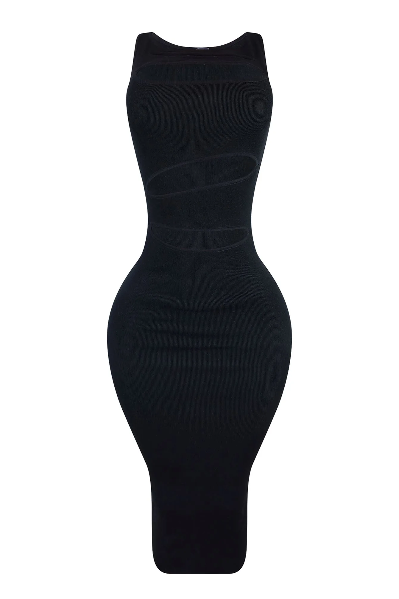 Thriving Knit Cut Out Maxi Dress