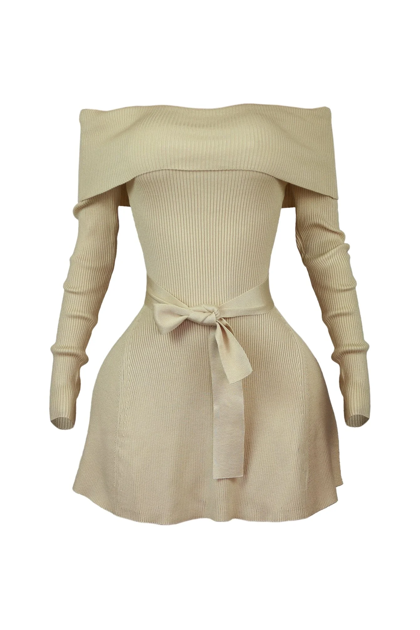 8708-Kara-Off-Shoulder-Flare-Mini-Dress-7.webp Kara Off Shoulder Flare Mini Dress