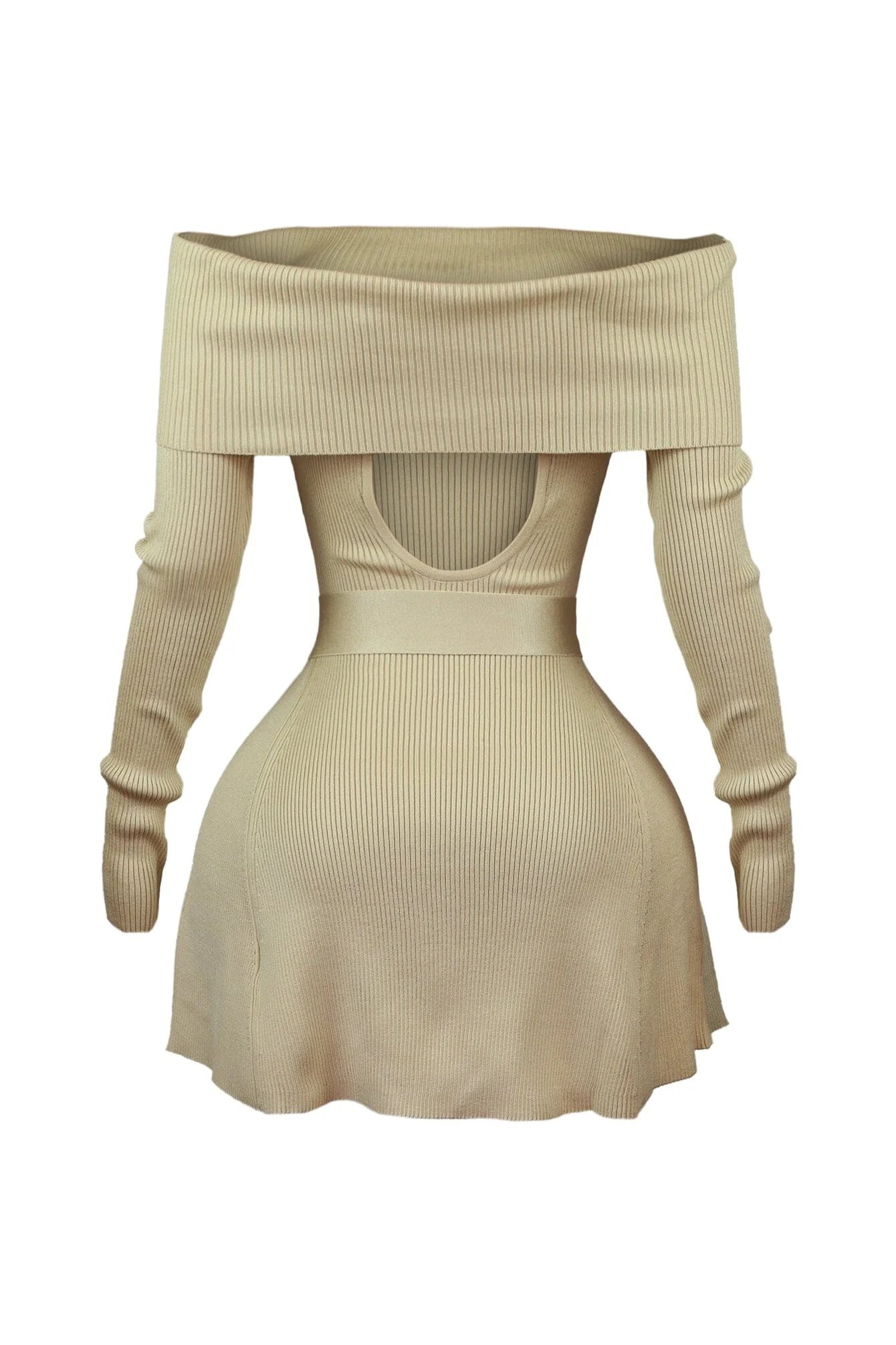 8708-Kara-Off-Shoulder-Flare-Mini-Dress-9.webp Kara Off Shoulder Flare Mini Dress