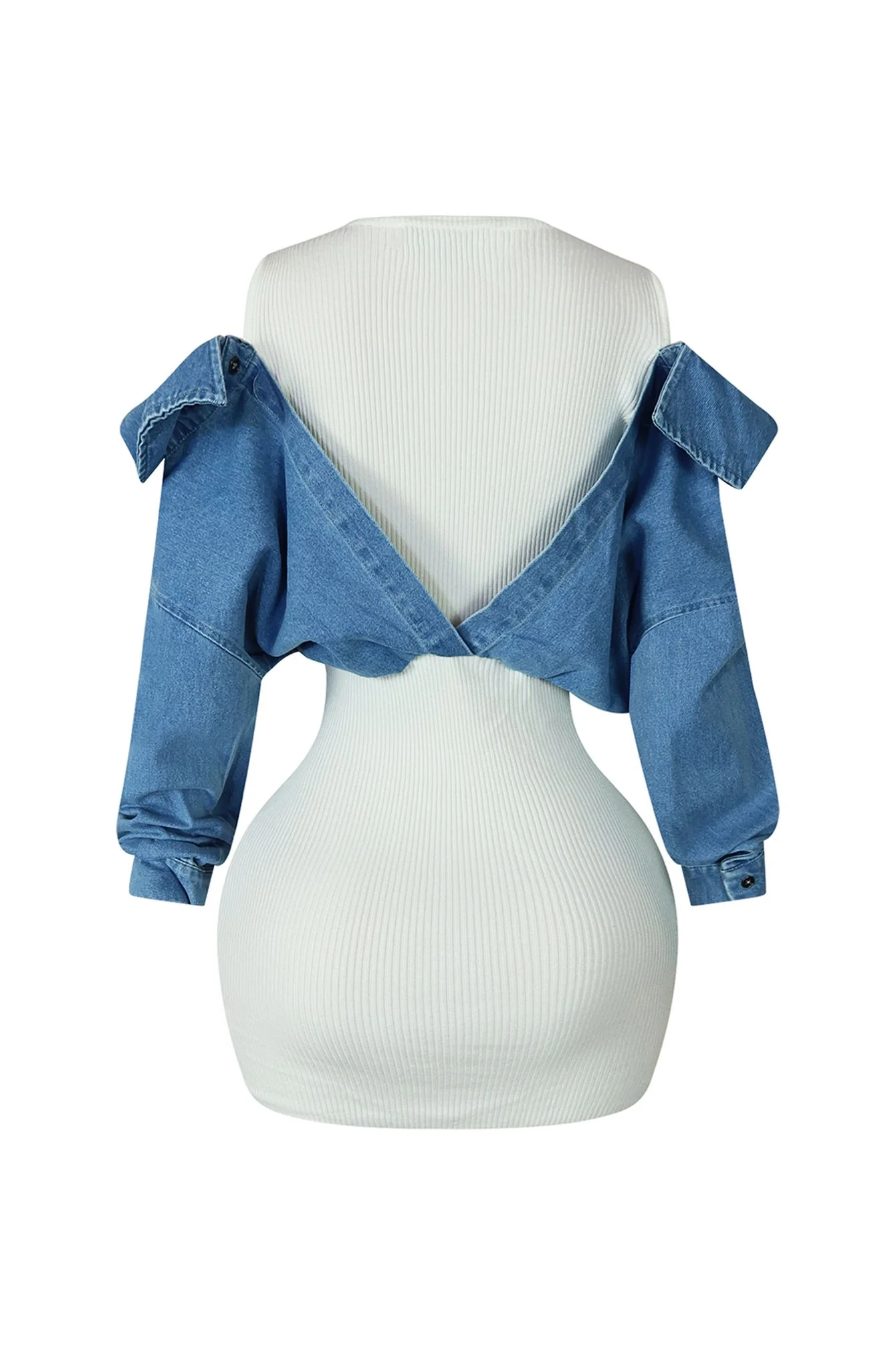 8723-Eleanor-Denim-And-Knit-Contrast-Dress-6.webp Eleanor Denim And Knit Contrast Dress