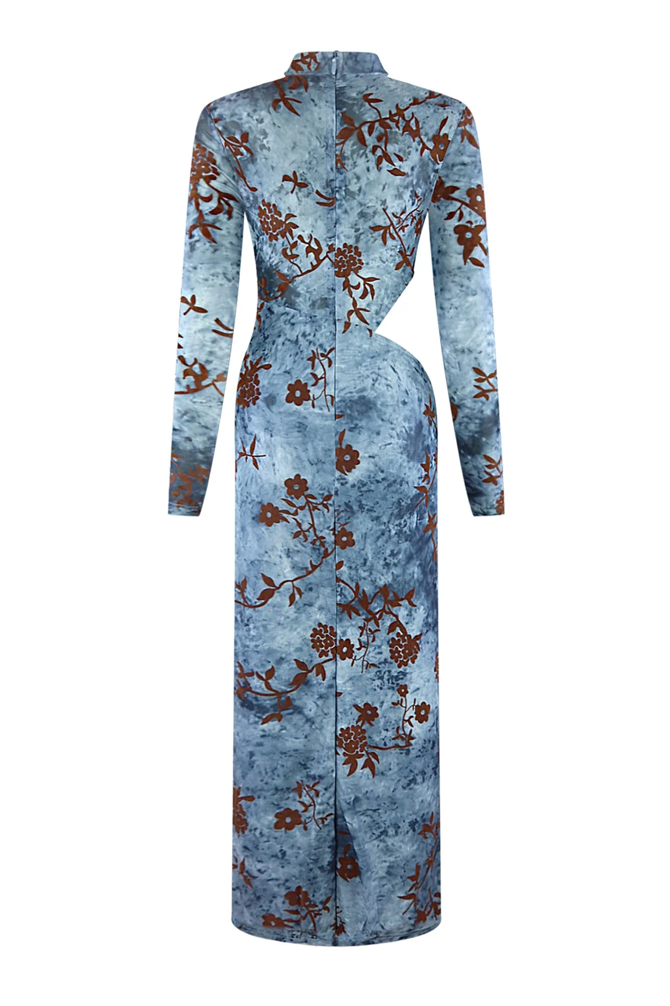 8795-Fallin-Sky-Floral-Print-Mesh-Dress-4.webp Fallin Sky Floral Print Mesh Dress