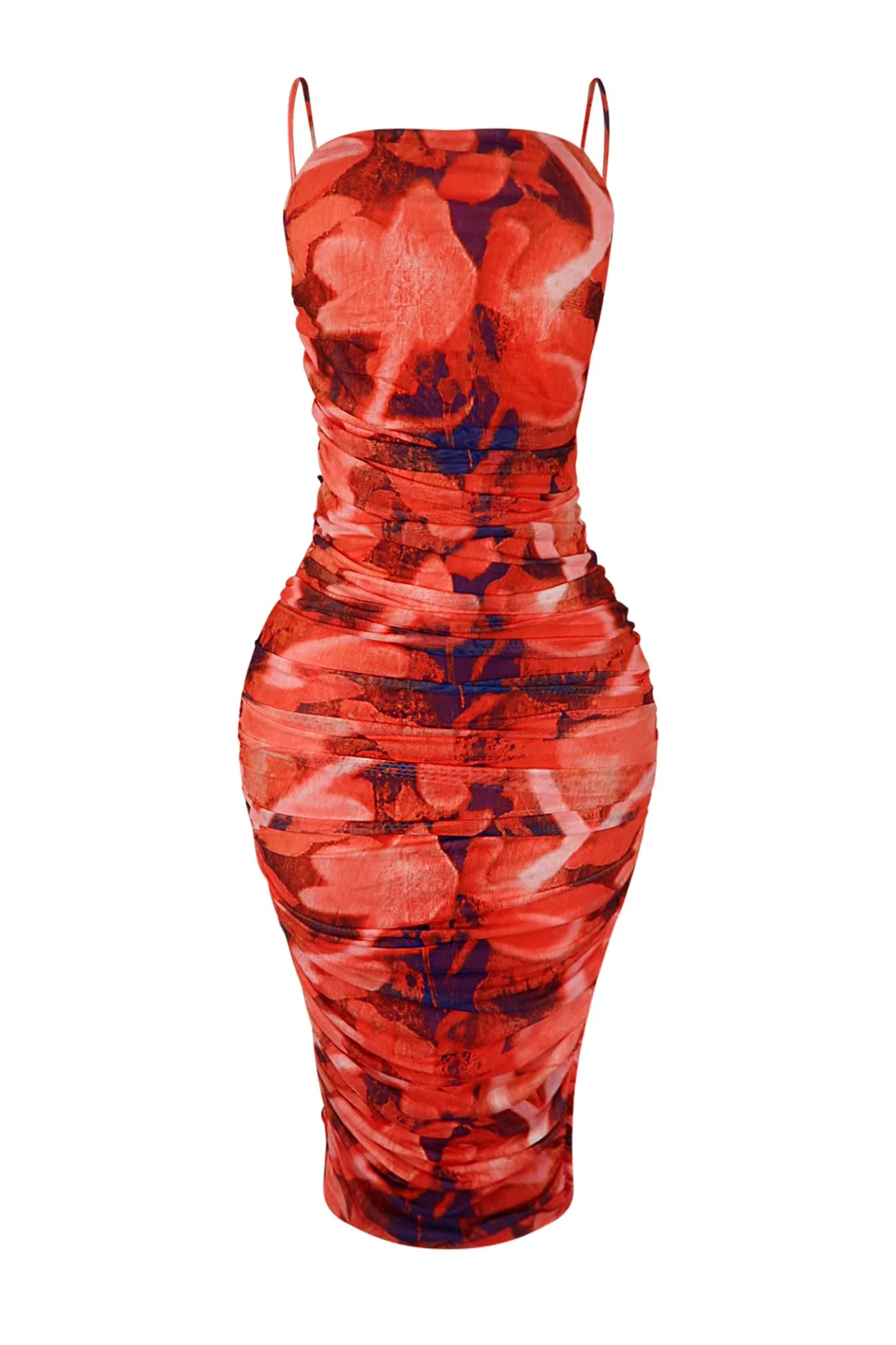 8844-Hibiscus-Kiss-Ruched-Cami-Dress-2.webp Hibiscus Kiss Ruched Cami Dress