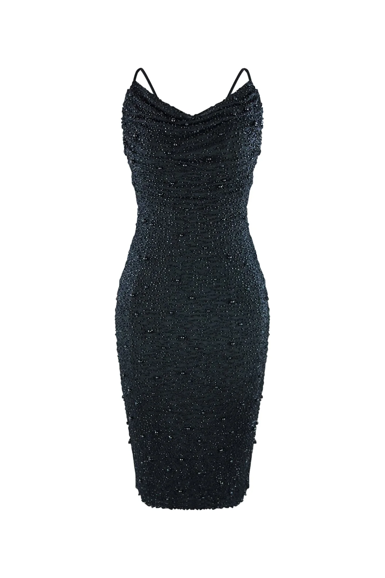 Effortless Love Cowl Neck Midi Dress