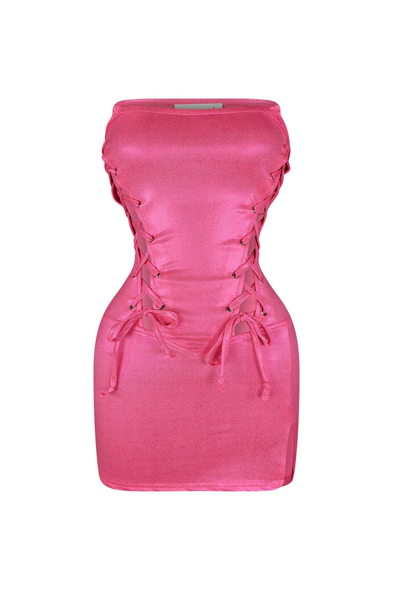 What is Love Lace Up Mini Dress