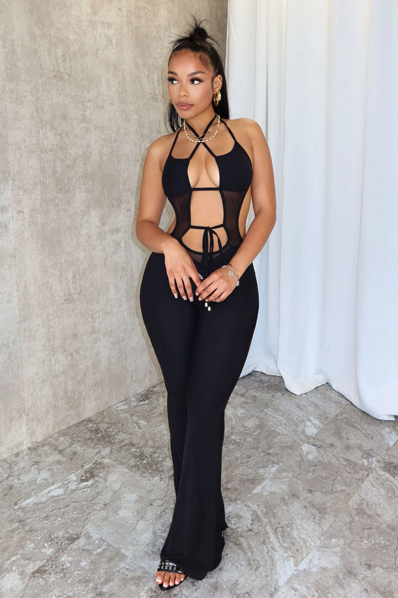 9035-Take-Me-There-Mesh-Flare-Jumpsuit-3.webp Take Me There Mesh Flare Jumpsuit