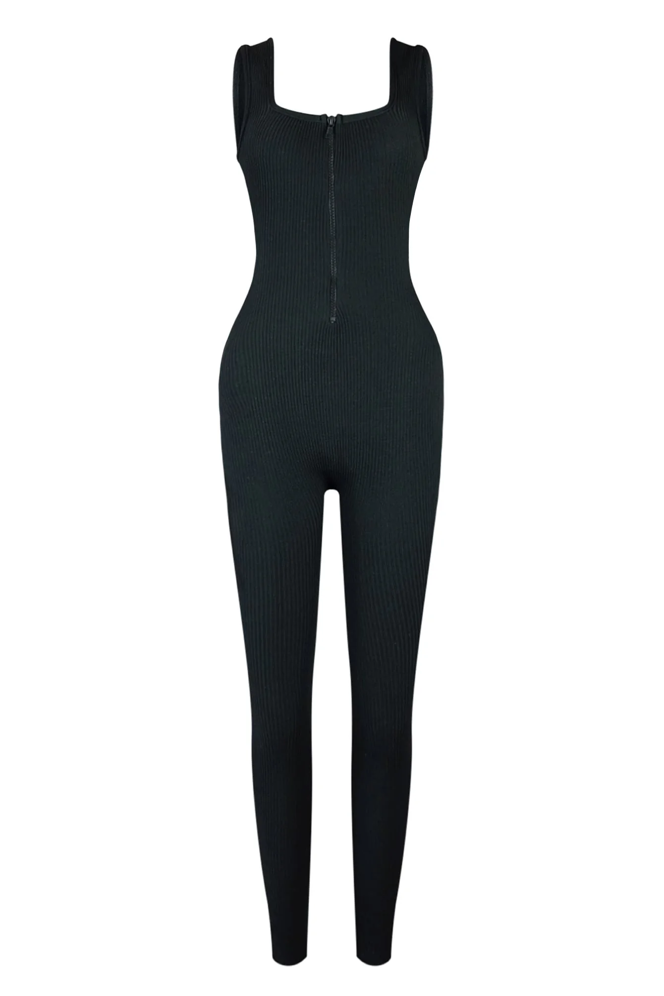 9077-Robin-Ribbed-Knit-Zip-Up-Jumpsuit-3.webp Robin Ribbed Knit Zip Up Jumpsuit