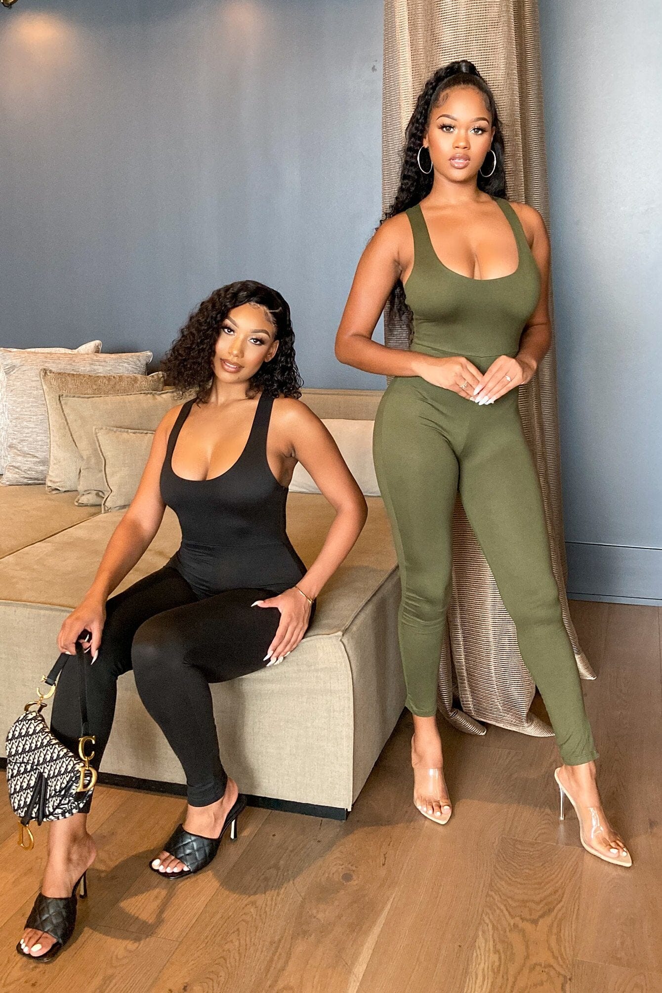 Together Tank Cross Back Jumpsuit