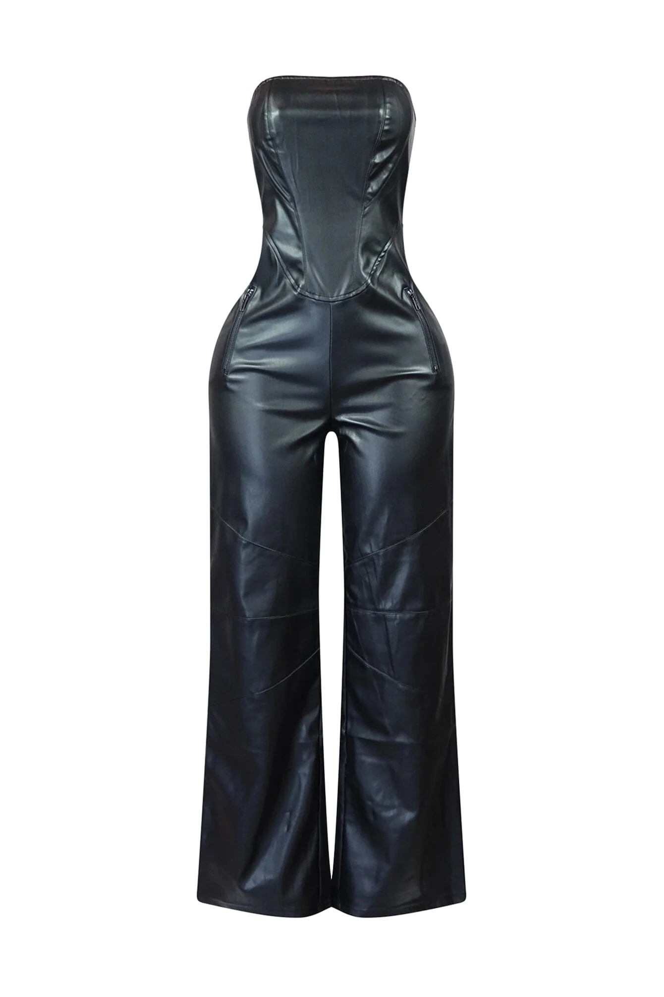 9184-Tiffany-PU-Tube-Corset-Jumpsuit-3.webp Tiffany PU Tube Corset Jumpsuit