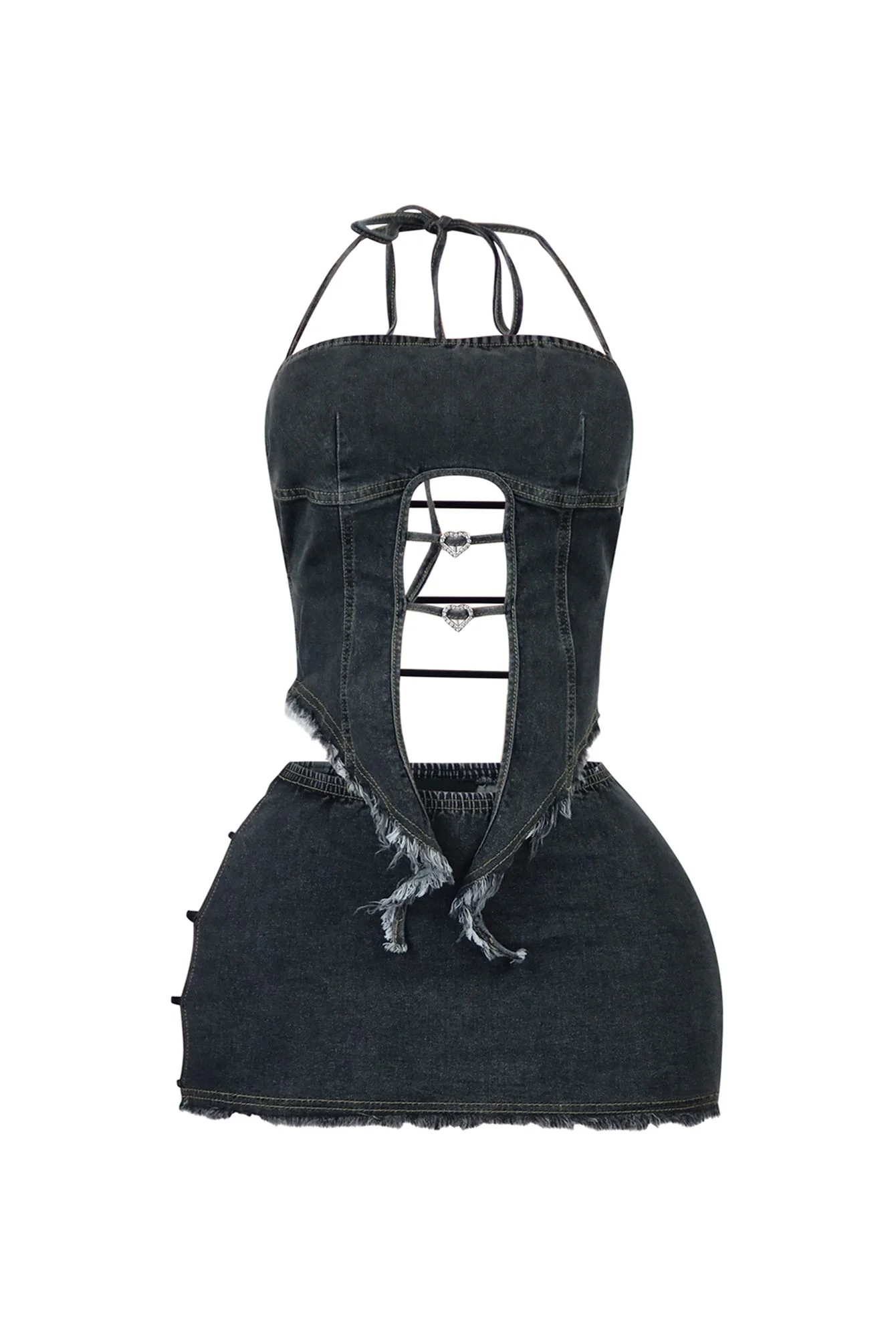 9225-Dylan-Denim-Strapless-Top-Skirt-SET-3.webp Dylan Denim Strapless Top & Skirt SET