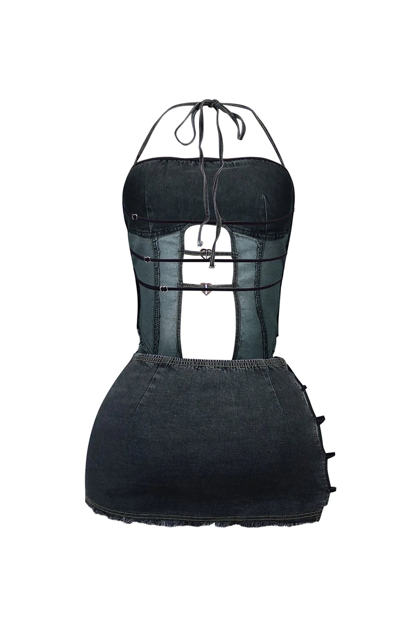 9225-Dylan-Denim-Strapless-Top-Skirt-SET-5.webp Dylan Denim Strapless Top & Skirt SET