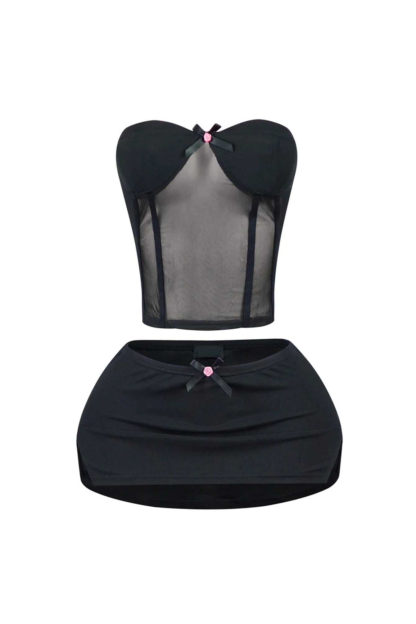 9229-Julian-Mesh-Corset-Top-Skirt-SET-3.webp Julian Mesh Corset Top & Skirt SET