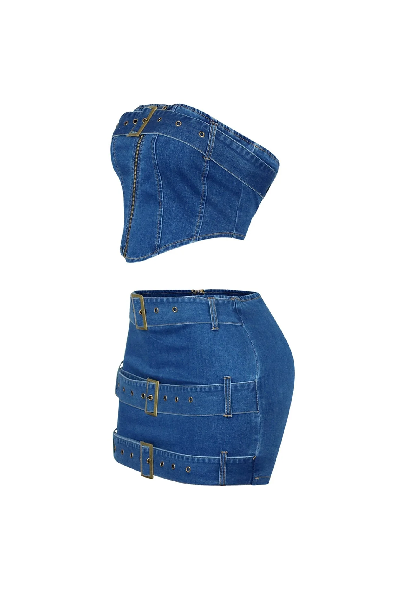 9251-Jade-Denim-Belted-Tube-Top-Skirt-SET-4.webp Jade Denim Belted Tube Top & Skirt SET