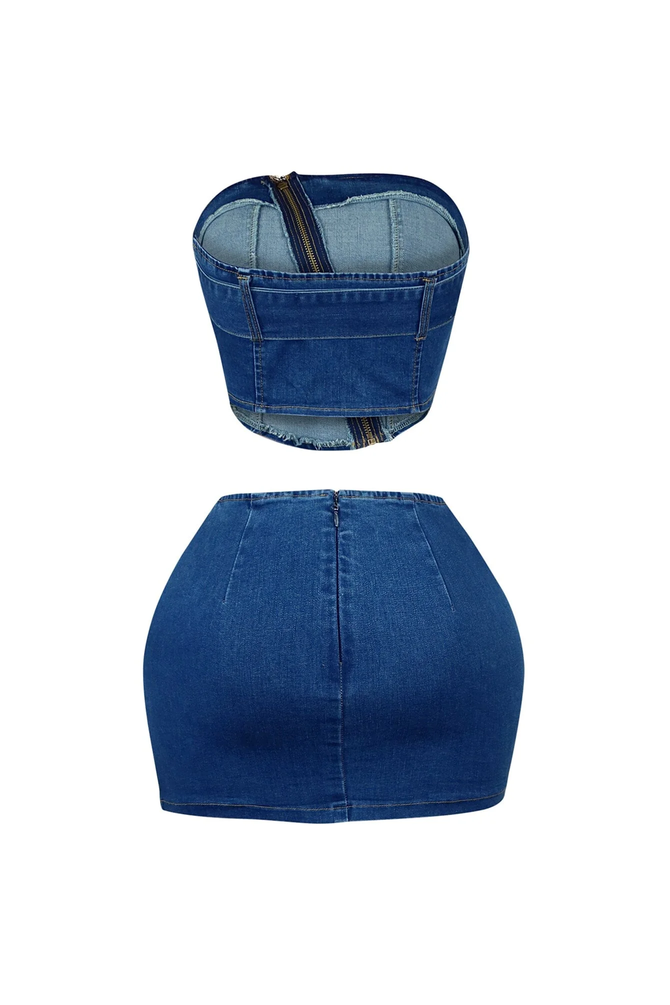 9251-Jade-Denim-Belted-Tube-Top-Skirt-SET-5.webp Jade Denim Belted Tube Top & Skirt SET