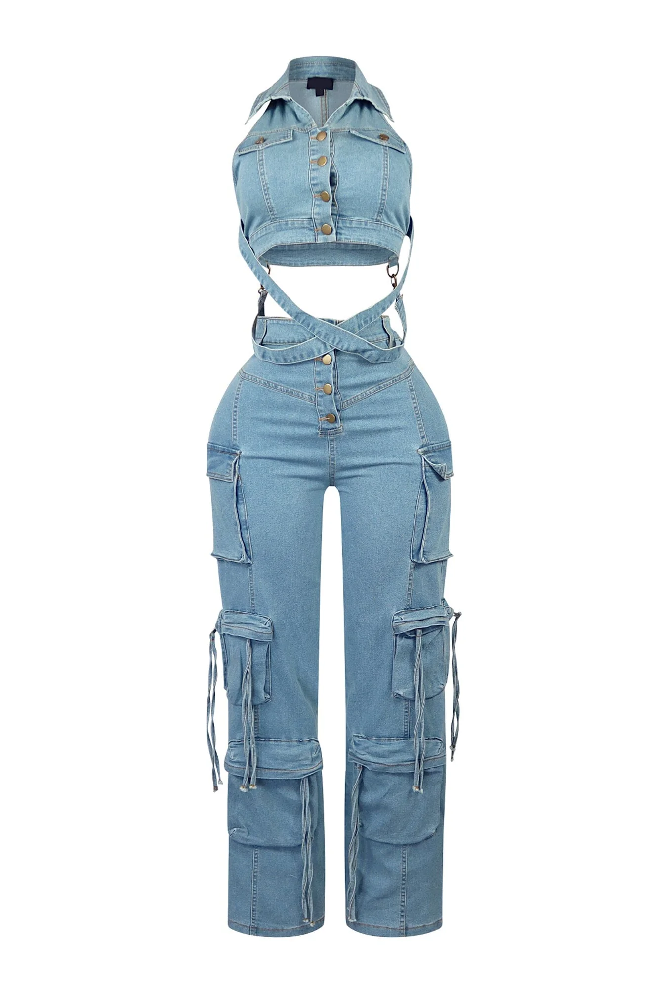 9284-Get-Goin-Denim-Cross-Straps-Vest-Pants-SET-3.webp Get Goin Denim Cross Straps Vest & Pants SET