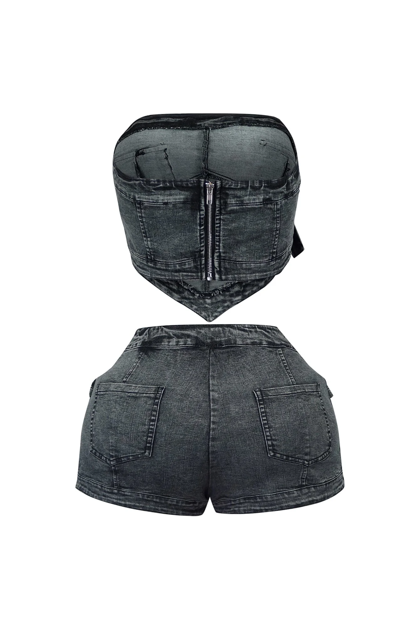 9292-Lana-Washed-Denim-Top-Shorts-SET-6.webp Lana Washed Denim Top & Shorts SET