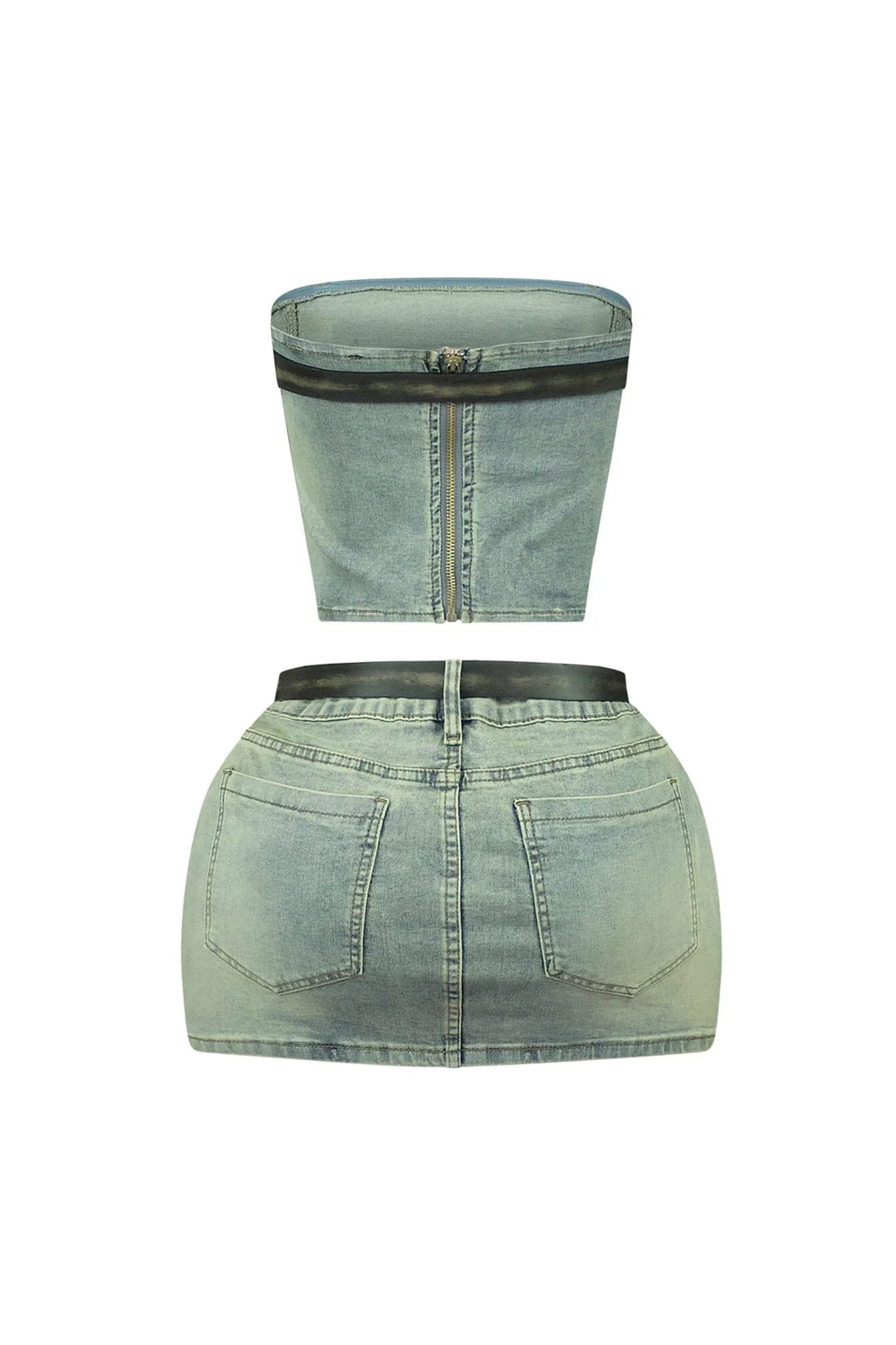 9300-Rodeo-Flame-Belted-Tube-Top-Skirt-SET-7.webp Rodeo Flame Belted Tube Top & Skirt SET