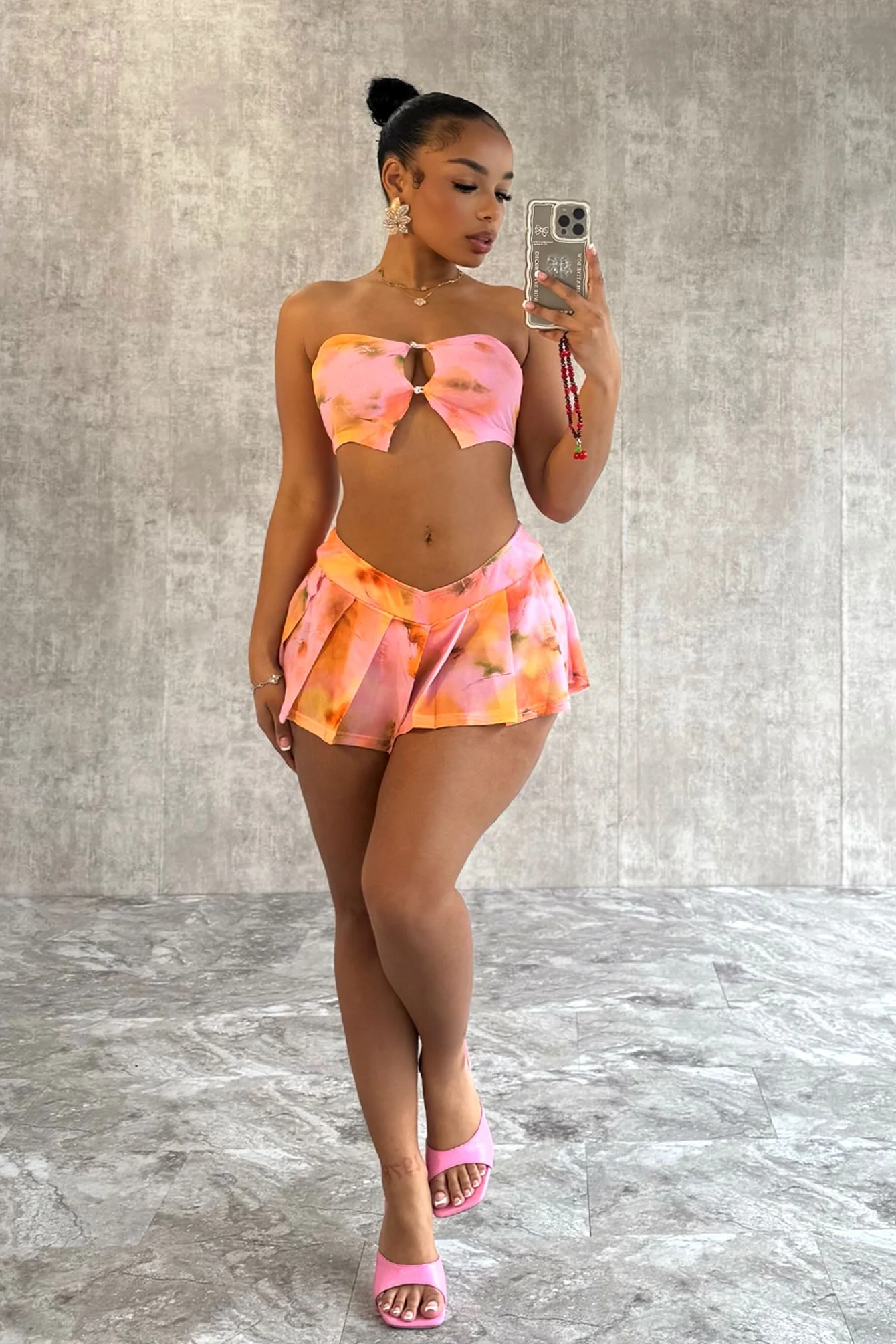 9374-Sun-Kissed-Print-Mesh-Top-Skirt-SET-3.webp Sun Kissed Print Mesh Top & Skirt SET