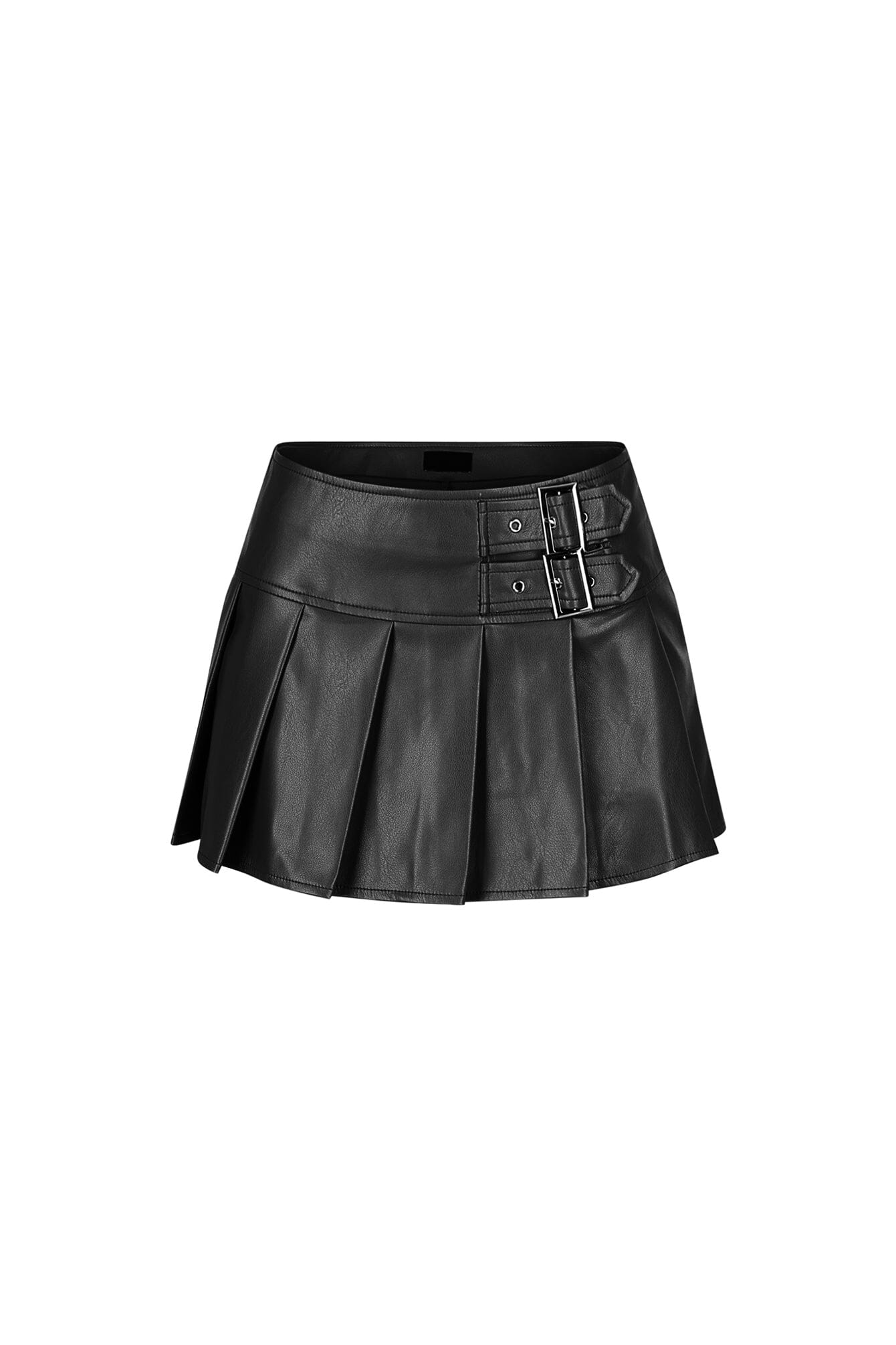 944-Rush-Into-Pleated-Leather-Skirt-5.jpg Rush Into Pleated Leather Skirt