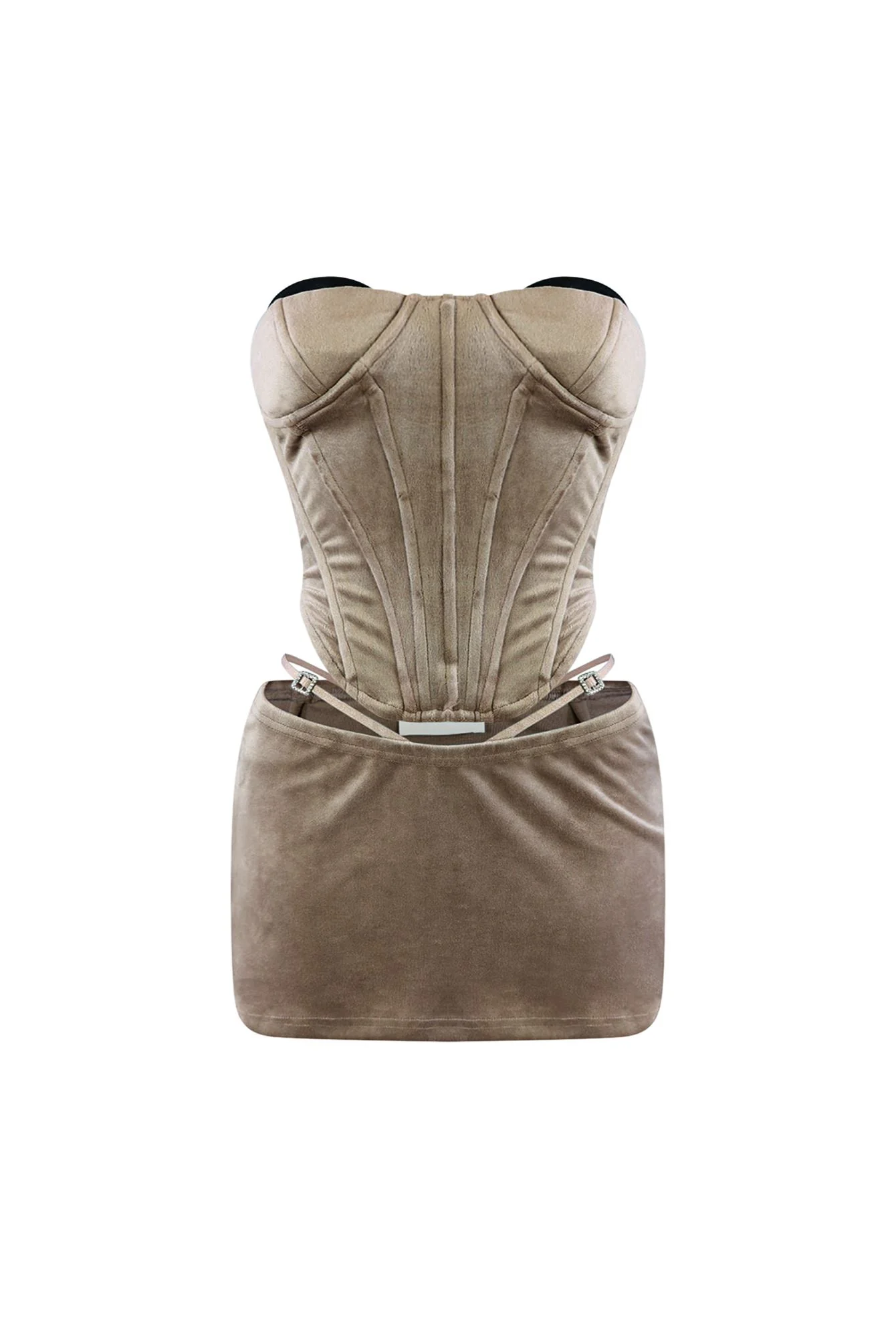 9517-Coco-Bomb-Velour-Top-Mini-Skirt-SET-4.webp Coco Bomb Velour Top & Mini Skirt SET