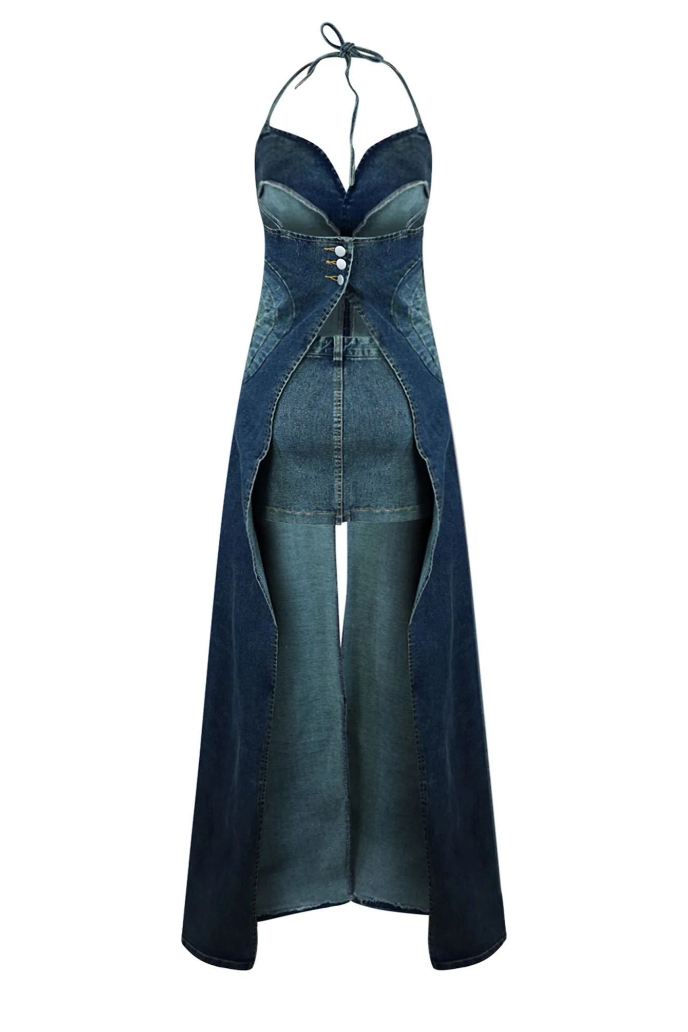 9556-Glitch-Out-Denim-Top-Skirt-Set-4.webp Glitch Out Denim Top & Skirt Set