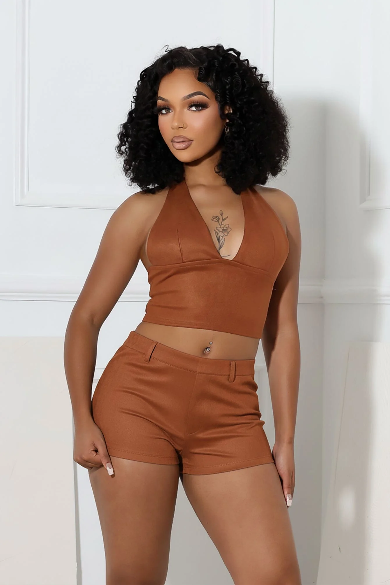 Dependable Suede Shorts