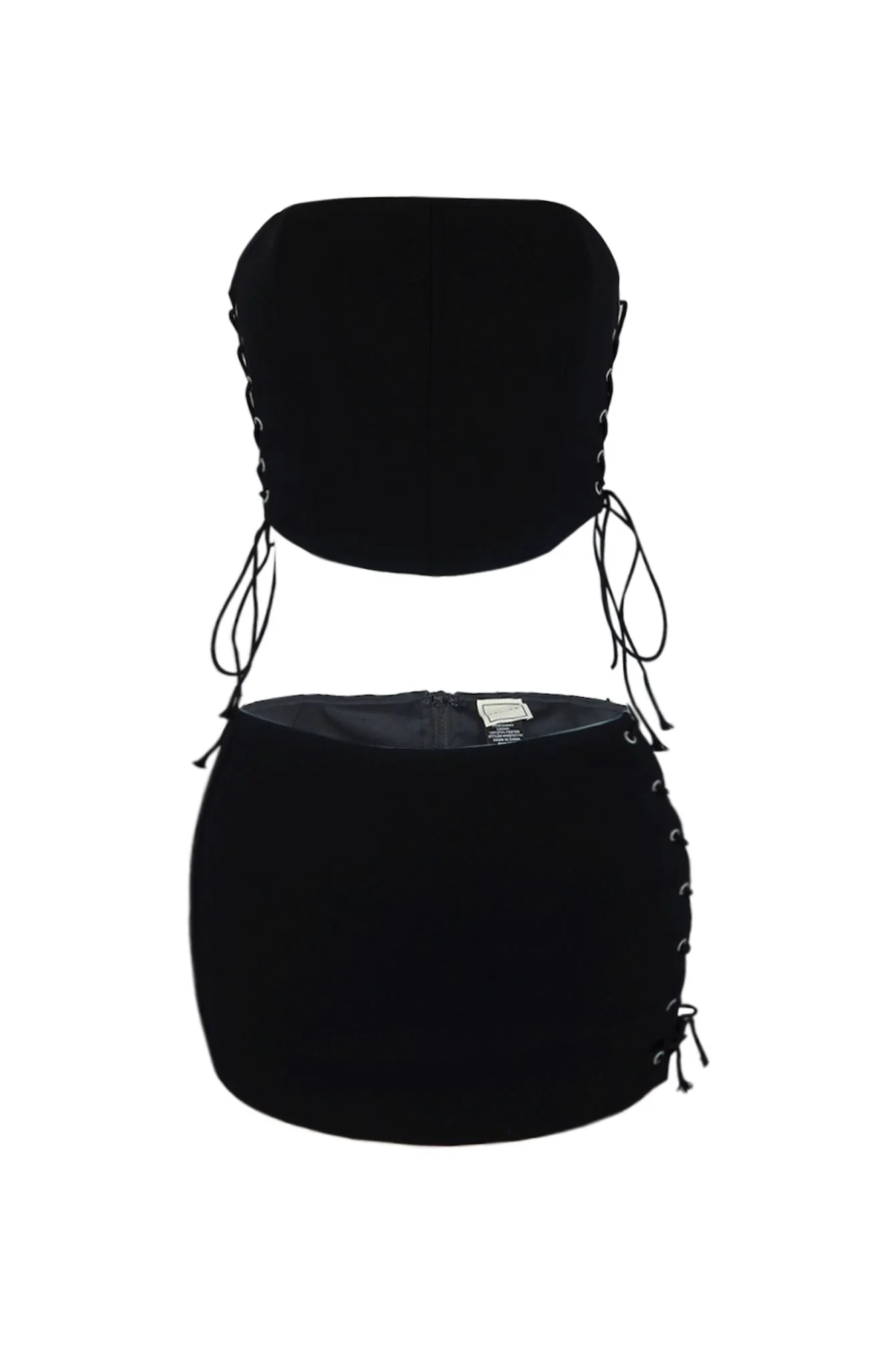 9634-Life-Of-Sin-Lace-Up-Top-Skirt-SET-3.webp Life Of Sin Lace Up Top & Skirt SET