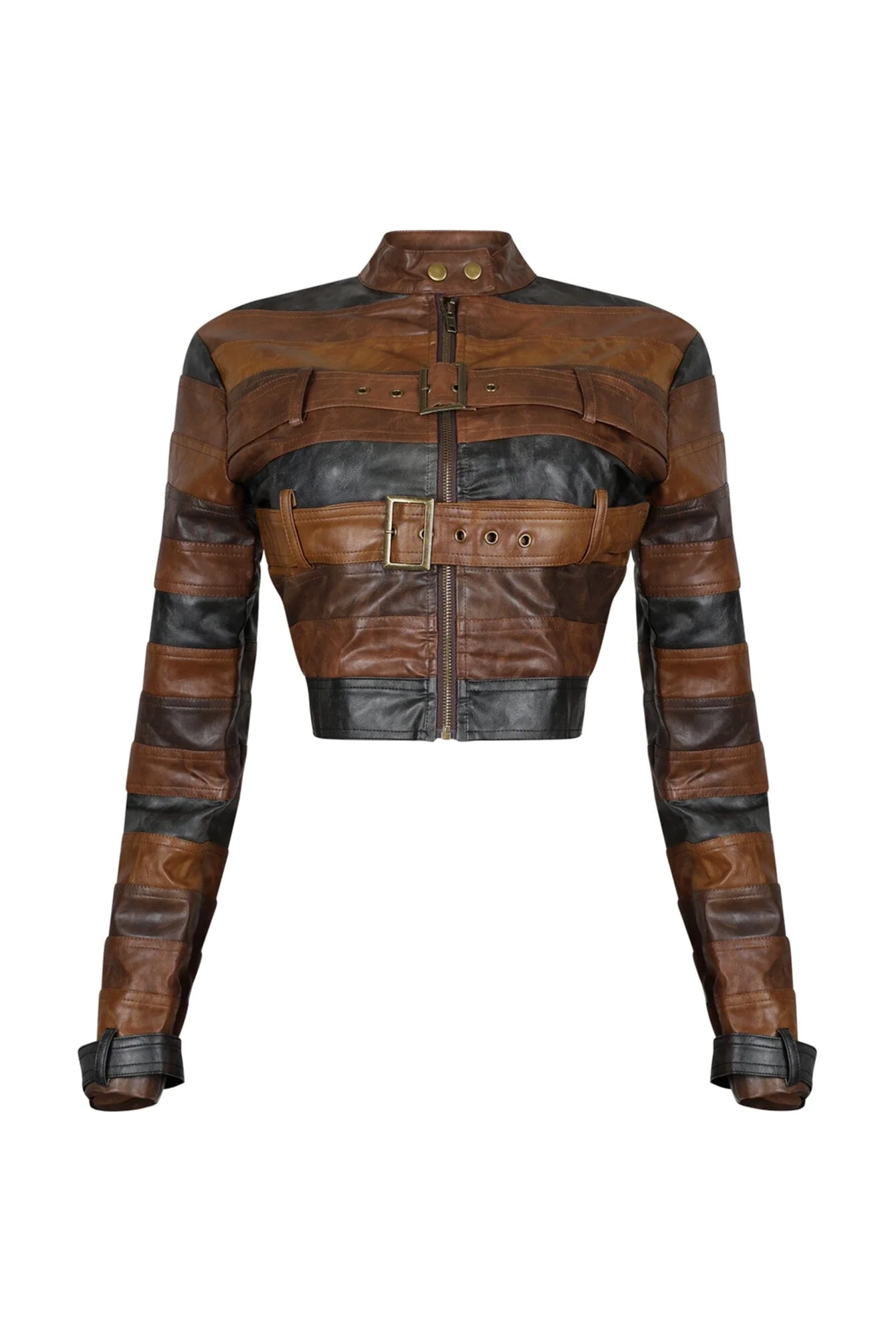 9755-Savanna-PU-Color-Block-Jacket-3.webp Savanna PU Color Block Jacket