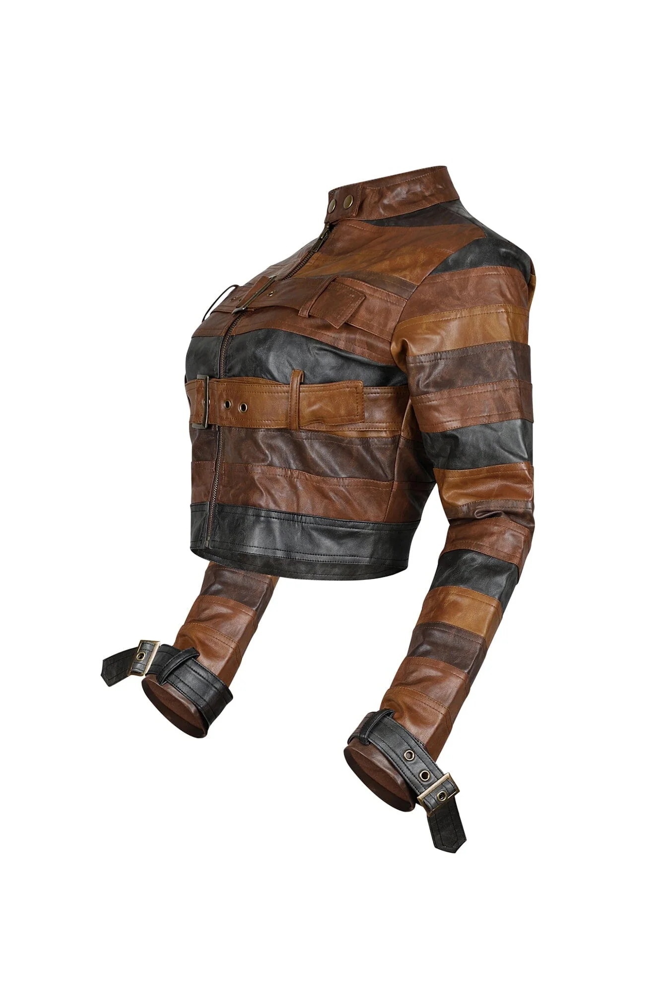 9755-Savanna-PU-Color-Block-Jacket-4.webp Savanna PU Color Block Jacket