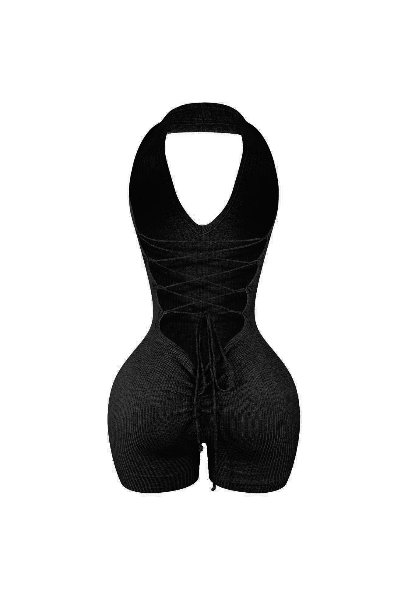 9932-Heading-Up-Halter-Ribbed-Knit-Romper-13.webp Heading Up Halter Ribbed Knit Romper
