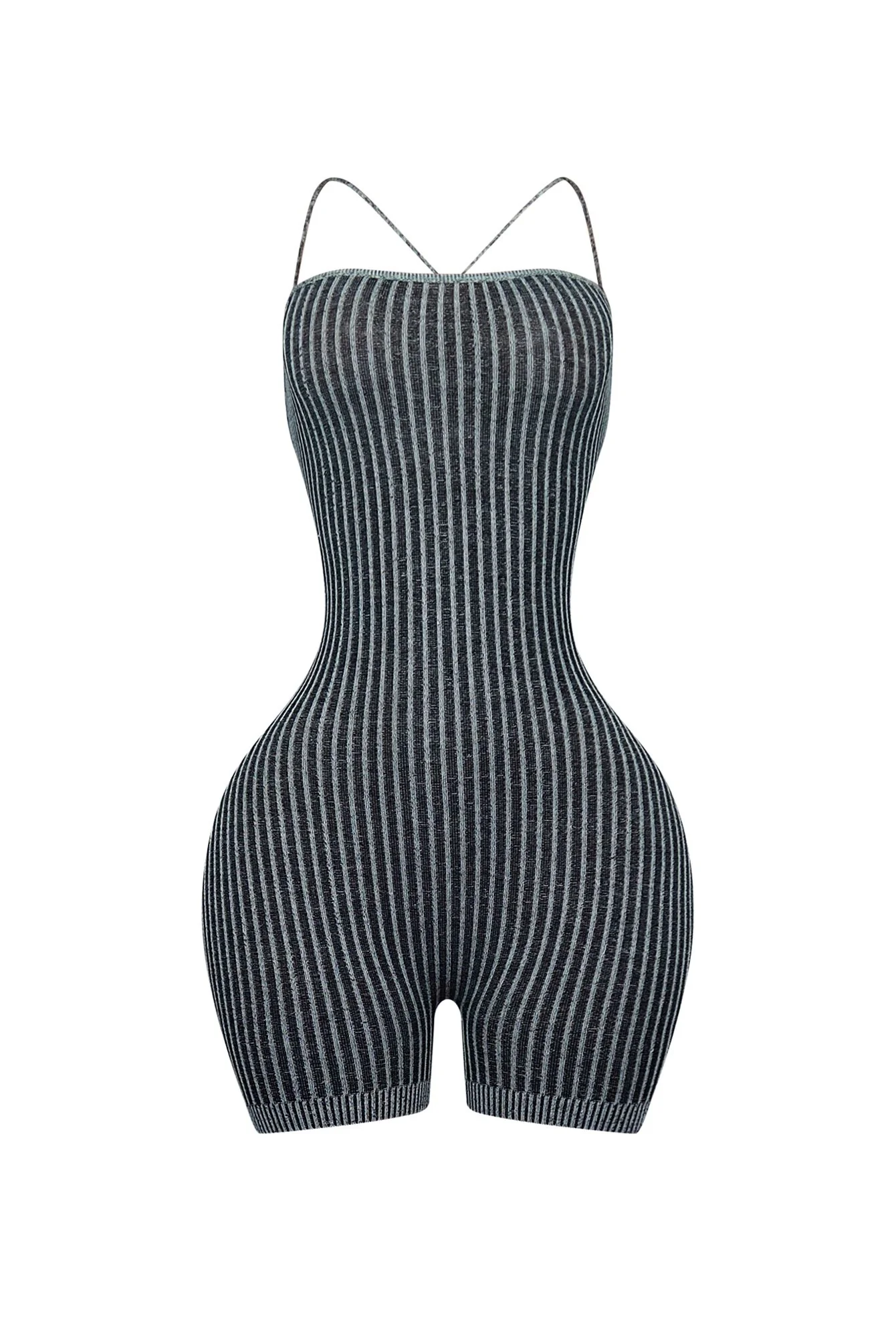 9949-Details-Two-Tone-Ribbed-Knit-Romper-3.webp Details Two Tone Ribbed Knit Romper