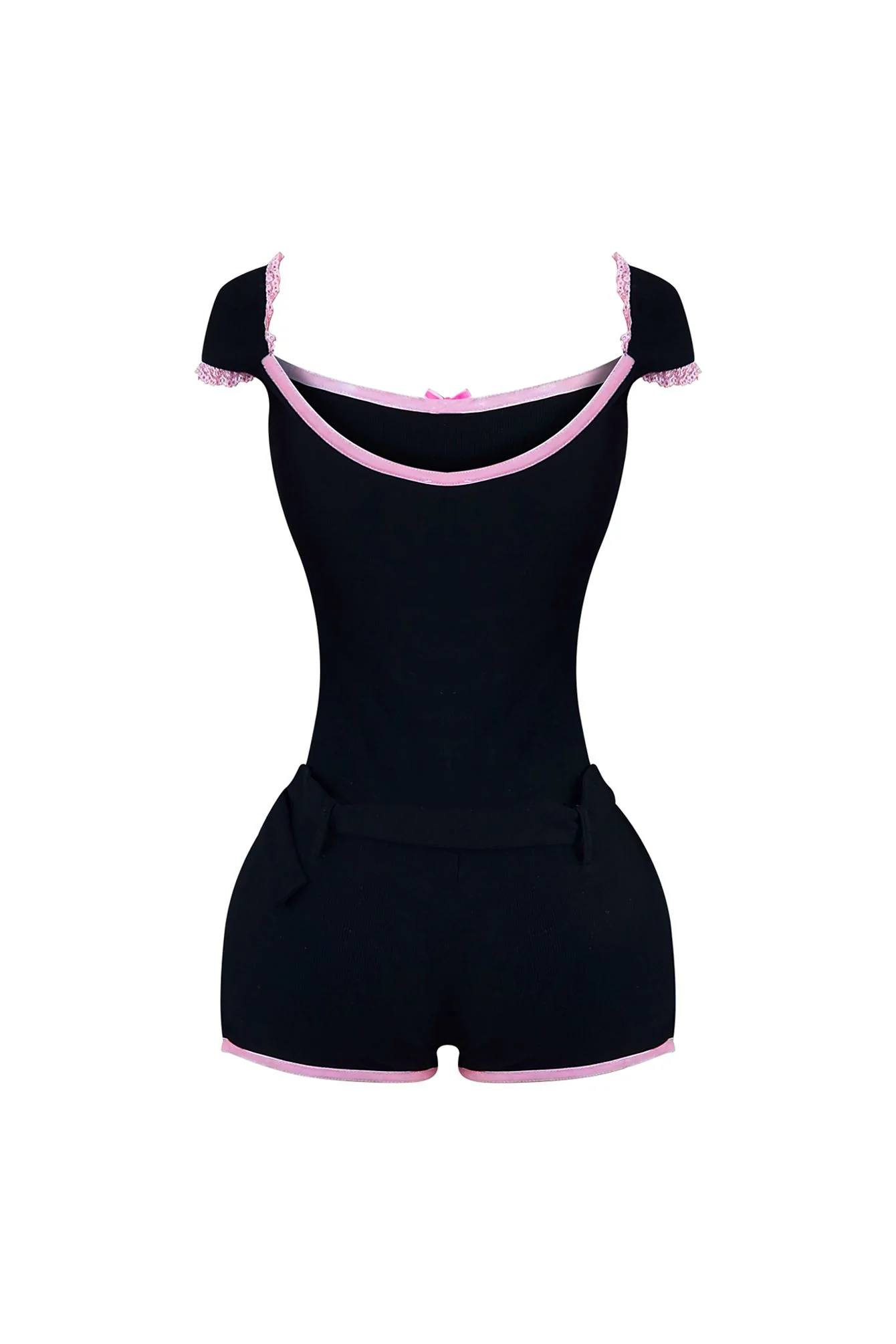 9960-Unlock-It-Lace-Trim-Belted-Romper-5.webp Unlock It Lace Trim Belted Romper