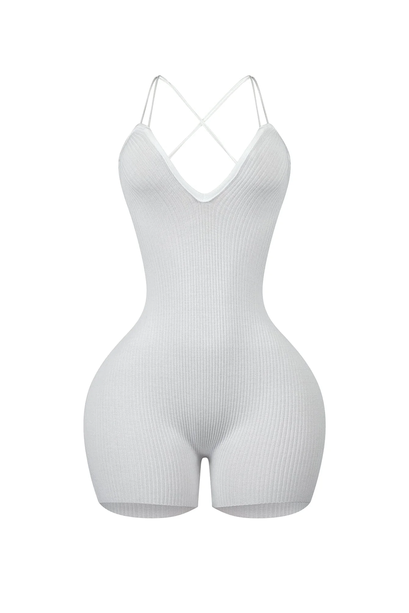 9980-Marvin-Double-Straps-Lace-Up-Knit-Romper-5.webp Marvin Double Straps Lace Up Knit Romper